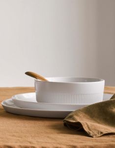 Marc O'Polo Moments Chalk White Mittelgroße Schüssel 14 cm