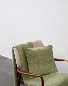 Marc O'Polo Nordic knit melange Moss Cushion 50 x 50