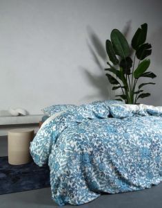ESSENZA Ophelia Smoke blue Duvet cover 260 x 220 cm