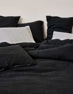 ESSENZA Philippine Anthracite Duvet cover 240 x 220 cm