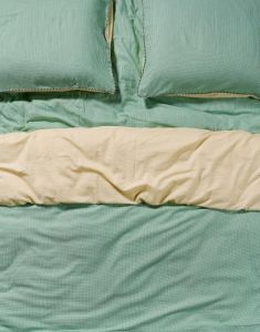 ESSENZA & CO Pied de cool Simply green Duvet cover 240 x 220 cm