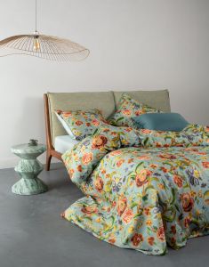 ESSENZA Roselina Surf green Pillowcase 60 x 70 cm