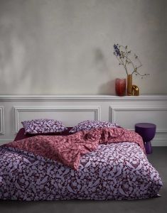 ESSENZA Rosie Purple heather Duvet cover 140 x 200 cm