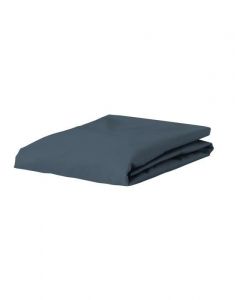 ESSENZA Satin Stone Blue Spannbettlaken 180 x 200 cm