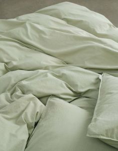 Marc O'Polo Senja Moss green Duvet cover 240 x 220 cm