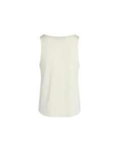 ESSENZA Shelby satin Uni Vanilla Top sleeveless XS