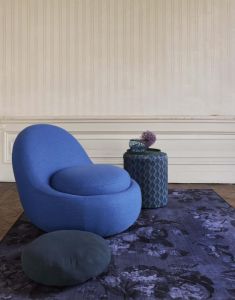 ESSENZA Tesse reef green Pouf 40 cm
