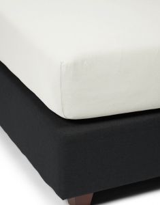 ESSENZA The Perfect Organic Jersey Oyster Topper fitted sheet 90-100 x 200-220 cm