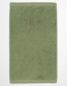 Marc O'Polo Timeless Moss green Guest towel 30 x 50 cm