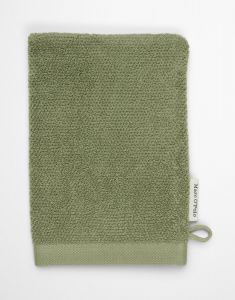 Marc O'Polo Timeless Moss green Washing mitt 16 x 22 cm