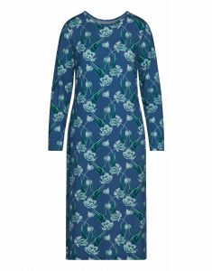 ESSENZA Titia Maxime Bijou blue Nightdress long sleeve M