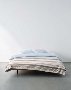 Marc O'Polo Tove Powder blue Duvet cover 140 x 200 cm