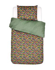 ESSENZA & CO Tulip Field Grass green Duvet cover 140 x 220 cm