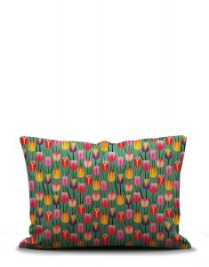ESSENZA & CO Tulip Field Grass green Pillowcase 60 x 70 cm