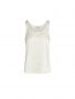 ESSENZA Shelby satin Uni Top Sleeveless Vanilla