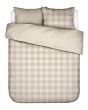 ESSENZA Chess Oatmeal Duvet cover 260 x 220 cm