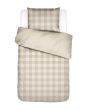 ESSENZA Chess Oatmeal Duvet cover 155 x 220 cm