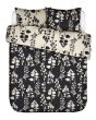 ESSENZA Liva Anthracite Duvet cover 260 x 220 cm