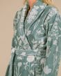 ESSENZA Maribel Surf green Bathrobe XL