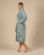 ESSENZA Maribel Surf green Bathrobe XL