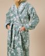 ESSENZA Maribel Surf green Bathrobe XL