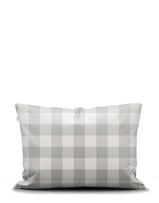 ESSENZA Chess Grey Pillowcase 60 x 70 cm
