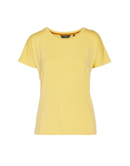 ESSENZA Ellen Uni Yellow Top short sleeve XL