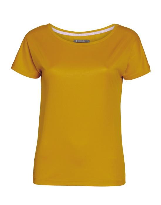 ESSENZA Ellen Uni Yellow Top Short Sleeve S