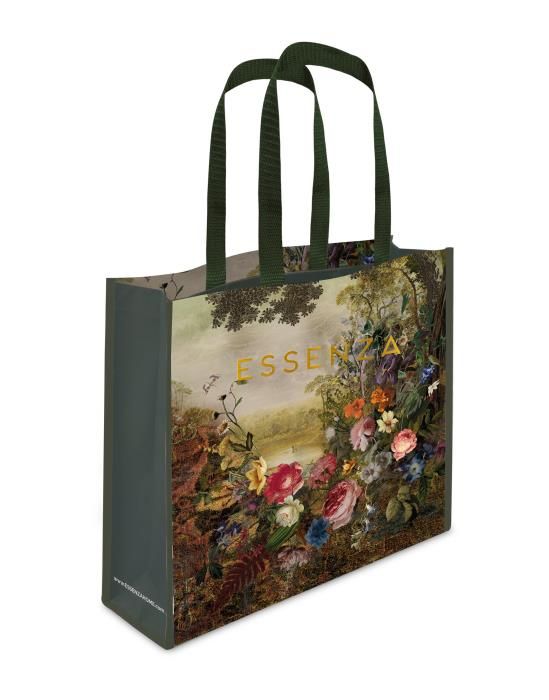 Essenza Florence Green Shopper bag 45 x 12 x 35