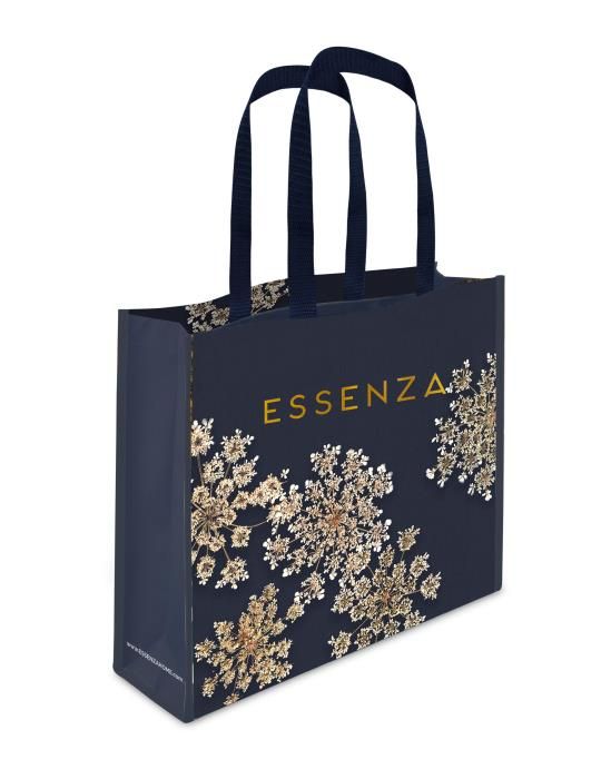 Essenza Lauren Indigo blue Shopper bag 45 x 12 x 35