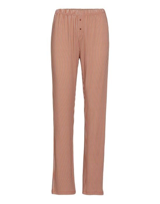 ESSENZA Lindsey Striped Ginger Trousers Long M