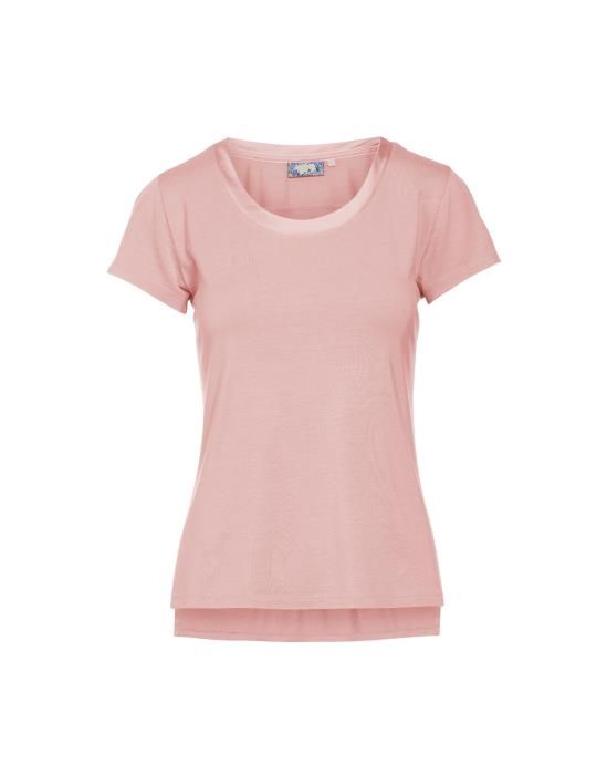 ESSENZA Luyza Uni Pink Sand Top short sleeve M