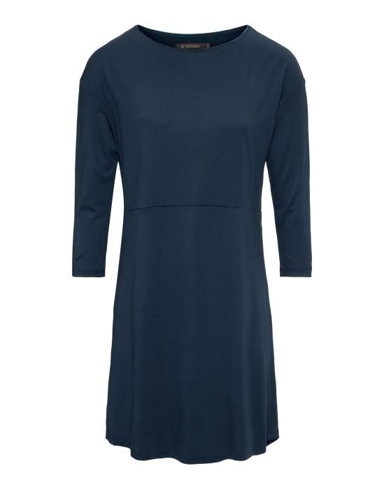 Essenza Lykke Uni Indigo blue Nightdress 3/4 sleeve L