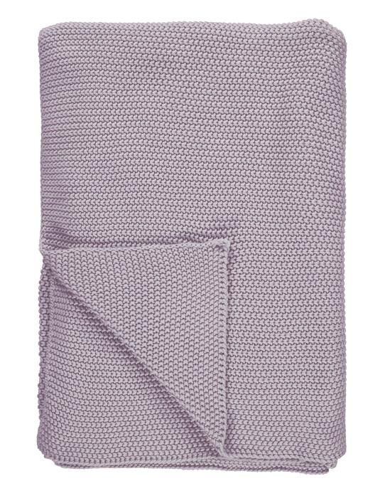 Marc O'Polo Nordic knit Plaid Lavender Mist 130 x 170 cm