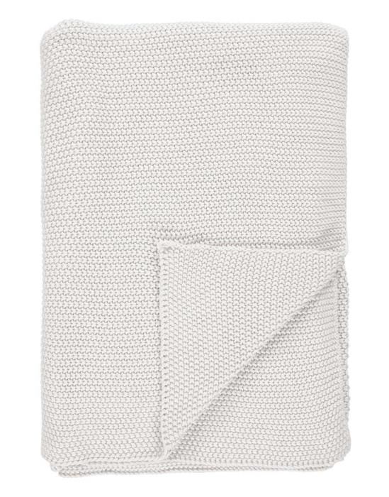 Marc O'Polo Nordic knit Plaid Off white 130 x 170 cm