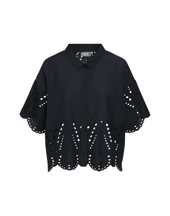 ESSENZA Suki Tilia darkest blue Pyjama top 3/4 sleeve L