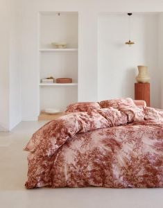 ESSENZA Aurelie Pink Duvet cover 200 x 200