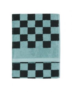 Marc O'Polo Checker Aquamarine Guest towel 30 x 50 cm