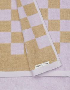 Marc O'Polo Checker Lilac Guest towel 30 x 50 cm