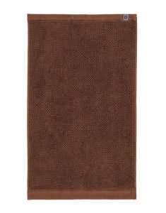 ESSENZA Connect Organic Uni Leather Brown Guest towel 30 x 50