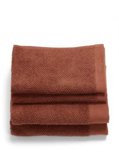 ESSENZA Connect Organic Uni Warm brown Towel Set 50 x 100  + 30 x 50  set