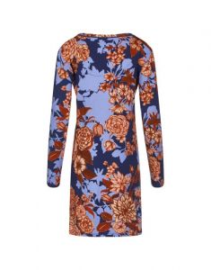 ESSENZA Emmy Flore Blauw Nightdress long sleeve XL