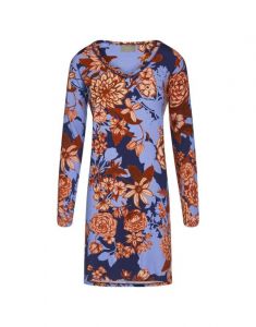 ESSENZA Emmy Flore Blauw Nightdress long sleeve S