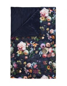ESSENZA Fleur Nightblue Plaid 135 x 170 cm