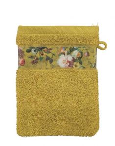 ESSENZA Fleur Gelb Waschhandschuhe 16 x 22 cm