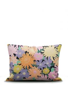 ESSENZA & CO Flower fling Black Pillowcase 60 x 70 cm
