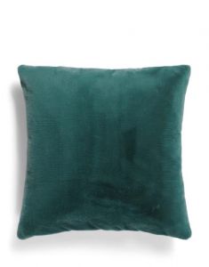 ESSENZA Furry reef green Cushion square 50 x 50 cm
