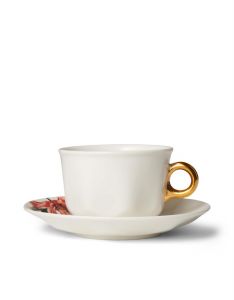 ESSENZA Gallery Off white Coffee cup & saucer 22 cl