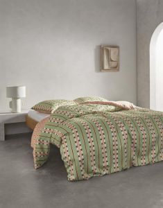 ESSENZA Iva Jade Green Duvet cover 260 x 220 cm