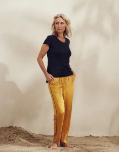 ESSENZA Lou Solange Yellow Trousers long XL